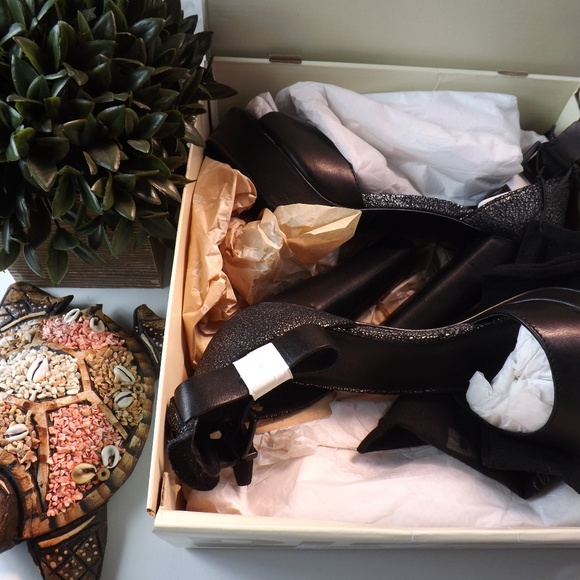 Diesel Cuir Desir Tuileries Platform Heels Size 10 - Picture 3 of 8